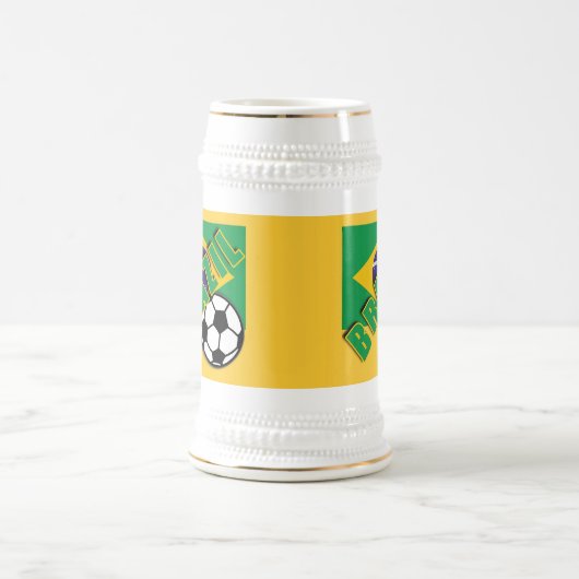 BRAZILIË World Soccer Fan Tshirts Bierpul (Center)