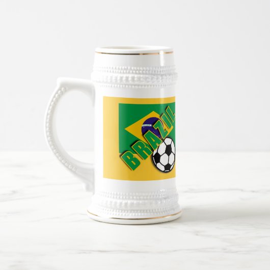 BRAZILIË World Soccer Fan Tshirts Bierpul (Links)