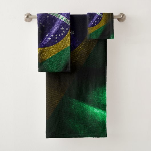 Brazilië zijde vlag bad handdoek (Insitu)
