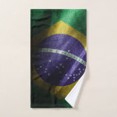 Brazilië zijde vlag bad handdoek (Handdoek)
