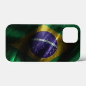 Brazilië zijde vlag Case-Mate iPhone case (Achterkant (horizontaal))