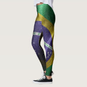 Brazilië zijde vlag leggings (Links)