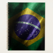 Brazilië zijde vlag planner (Voorkant)