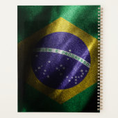 Brazilië zijde vlag planner (Achterkant)