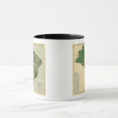 BraziliëFysieke panoramische kaartBrazilië Mok (Midden)