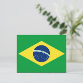 braziliervlag briefkaart (Staand voorkant)