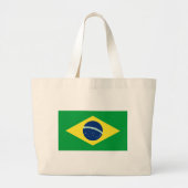 braziliervlag grote tote bag (Voorkant)