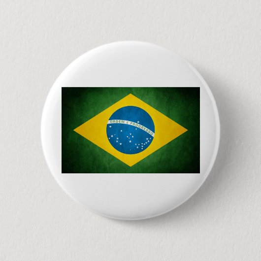 braziliervlag ronde button 5,7 cm (Voorkant)