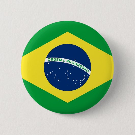braziliervlag ronde button 5,7 cm (Voorkant)