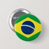 braziliervlag ronde button 5,7 cm (Voorkant /achterkant)