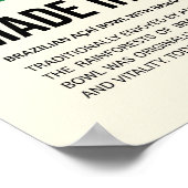 Brazillian Superfood Acai Bowl Artwork Poster (Hoek)