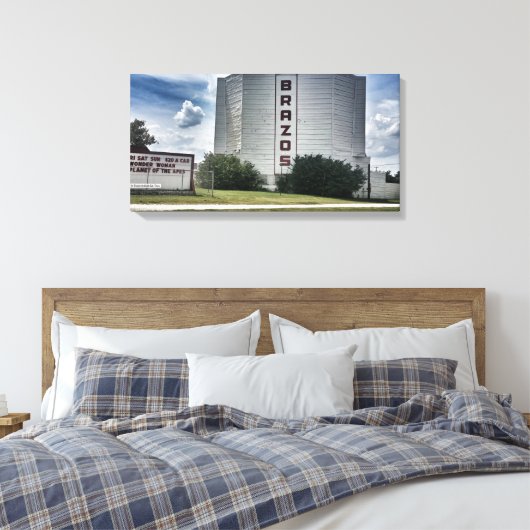 Brazos drive op Canvas (Insitu (Slaapkamer))