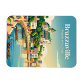 Brazzaville Republiek Congo Magneet (Horizontaal)
