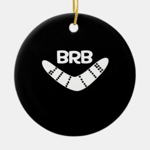BRB Boomerang Keramisch Ornament