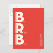 BRB BRIEFKAART (Voorkant / Achterkant)