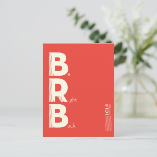 BRB BRIEFKAART (Staand voorkant)