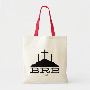 BRB Jesus Cross Calvary Religious Easter Christeli Tote Bag