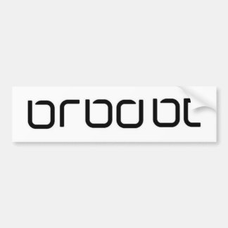 BRBDBT BUMPERSTICKER