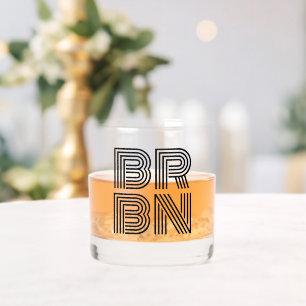 BRBN Bourbon Hunter Whiskey Collector Whisky Glas