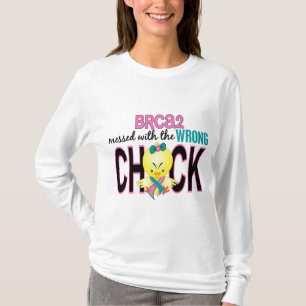 BRCA2-boodschap met verkeerde keuze T-shirt