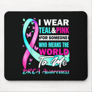 BRCA Awareness Ondersteuning voor borst- en eierst Muismat