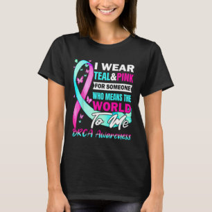 BRCA Awareness Ondersteuning voor borst- en eierst T-shirt