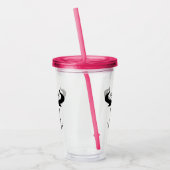 BRCA Previvor Conquer Tumbler Acryl Drinkbeker (Links)