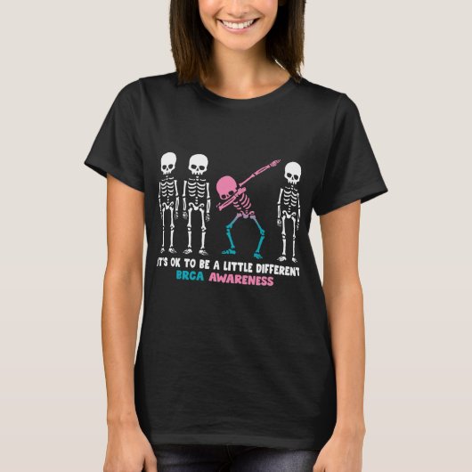 Brca Warrior Awareness Fight Breast T-shirt (Voorkant)