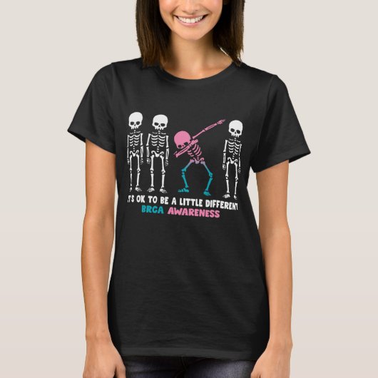 Brca Warrior Awareness Fight Breast T-shirt (Voorkant)
