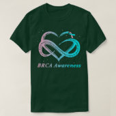 BRCA Warrior I'm Fine borstkanker Awareness T-shirt (Design voorkant)