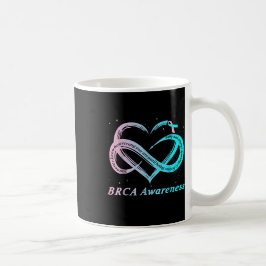 BRCA Warrior in het bewustzijn van borstkanker Koffiemok (Rechts)