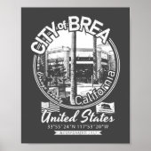 BREA CALIFORNIA - STAD BREA CA POSTER (Voorkant)