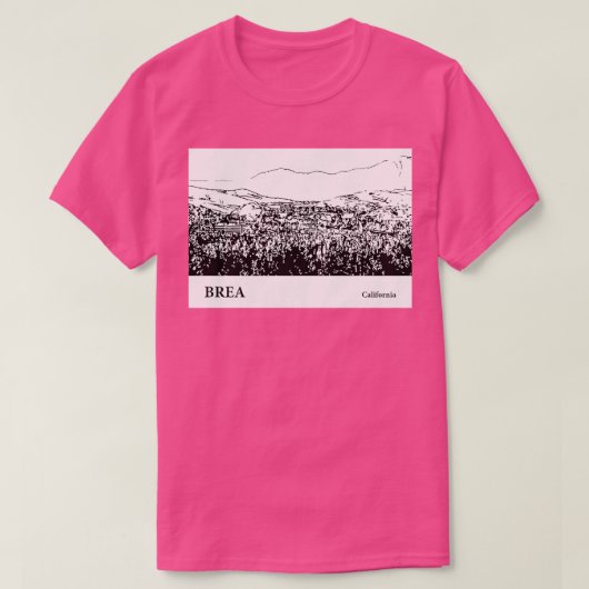 Brea California TShirt 2 (Design voorkant)