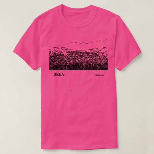 Brea California TShirt 3 (Design voorkant)