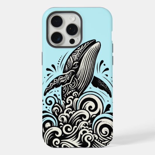 Breach Whale iPhone Case Hoesje (Achterkant)