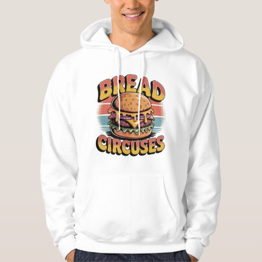 Bread and Circuses Burger Hoodie (Voorkant)