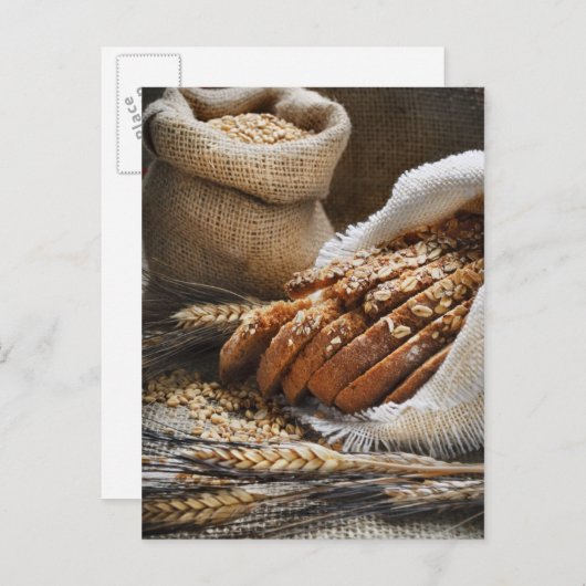 Bread And Wheat Ears Briefkaart (Voorkant / Achterkant)