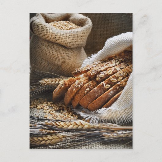 Bread And Wheat Ears Briefkaart (Voorkant)