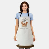 Bread Bakers Personalized Apron Schort (Gedragen)