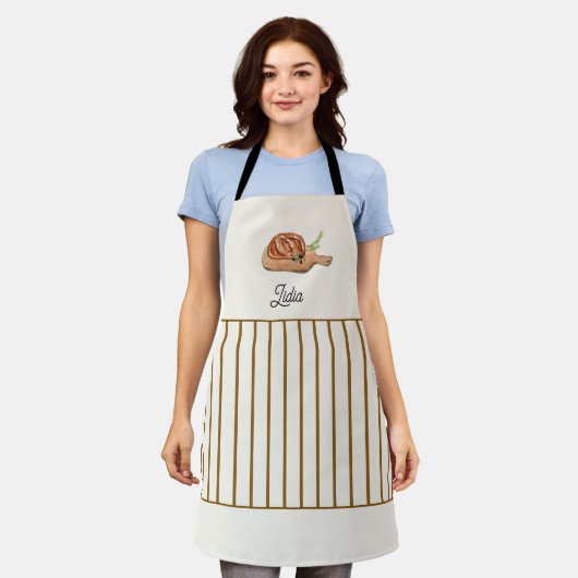 Bread Bakers Personalized Apron Schort (Gedragen)