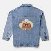 Bread baking is my passion denim jacket (Achterkant)