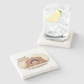 Bread baking is my passion stenen onderzetter (Zijkant)