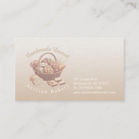 Bread Basket Visitekaartje (Achterkant)