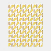 Bread Butter Baguette French Bakery Loaf Foodie Fleece Deken (Voorkant)