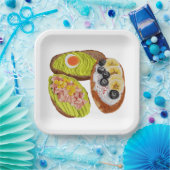 Bread for handmade. papieren bordje (Feest)