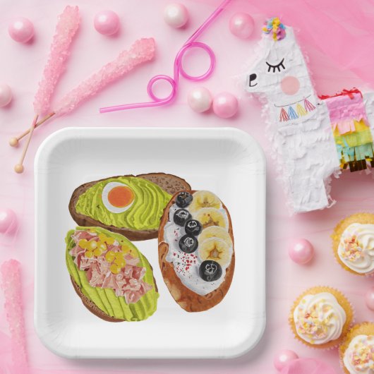 Bread for handmade. papieren bordje (Feest)