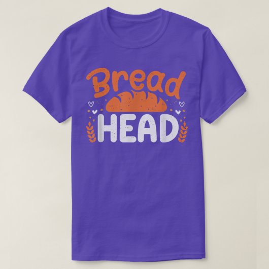 Bread Head Baker Baking Lover Bakery Owner T-shirt (Design voorkant)