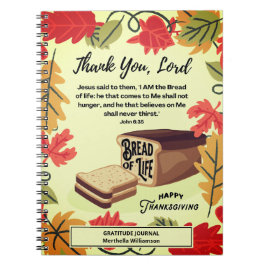 BREAD LIFE Thanksgiving Gratitude Journal Notitieboek