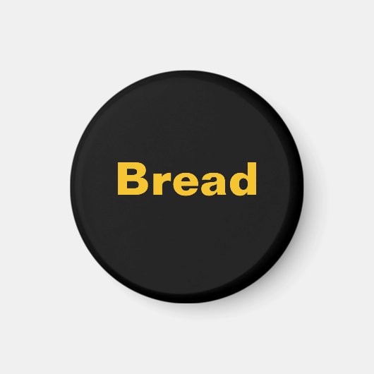 BREAD Logo Eten  Magneet (Voorkant)