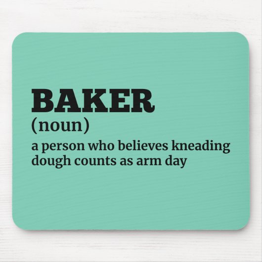 Bread Maker Funny Definition Muismat (Voorkant)